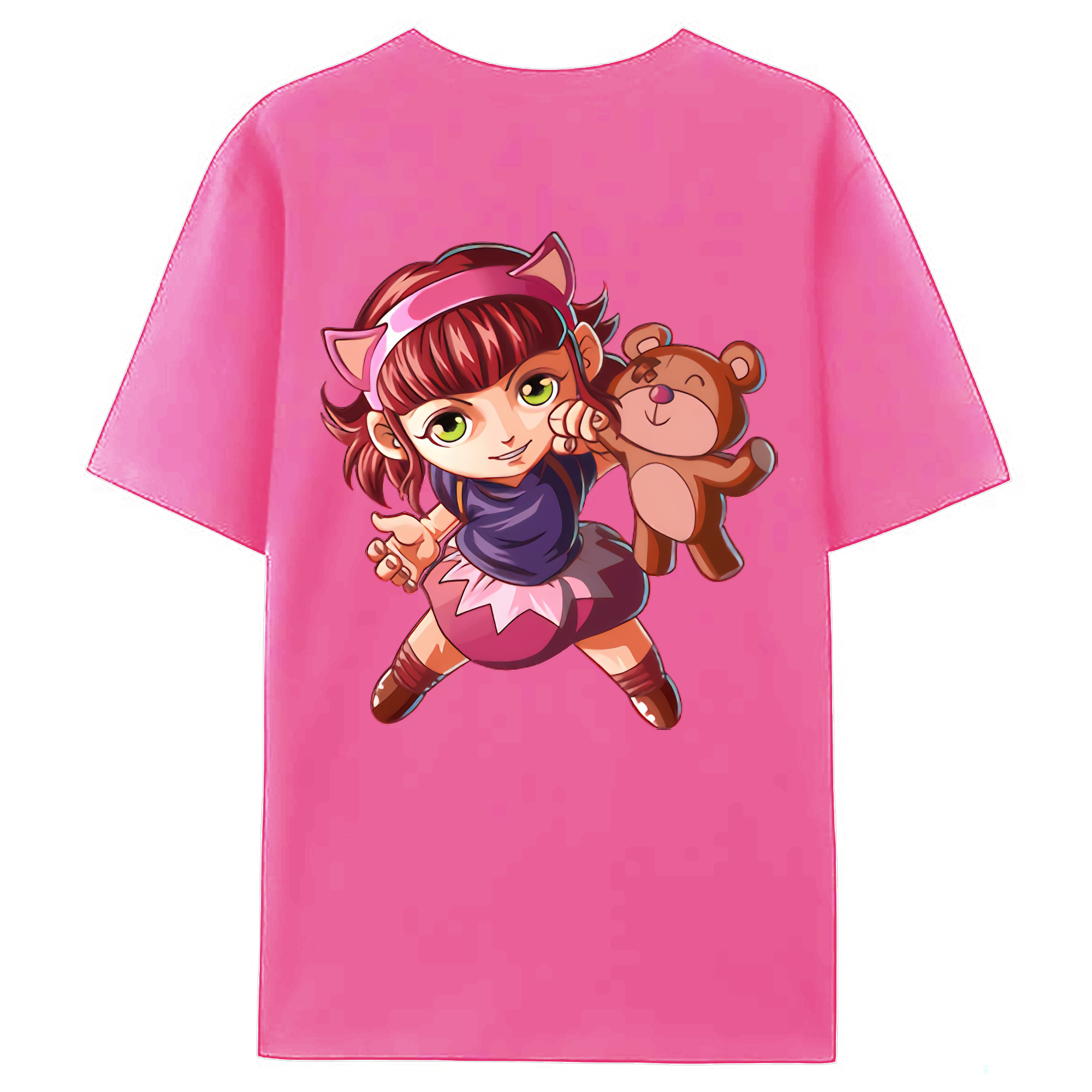 （画像用） リーグ・オブ・レジェンド League of Legends LOL レディース半袖Tシャツ(バックプリント)